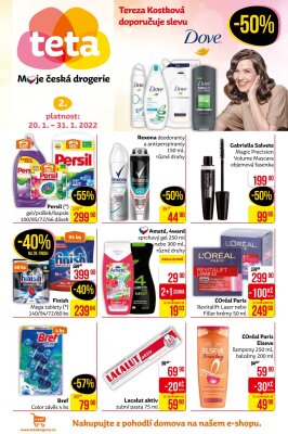 aktuální leták Teta drogerie 20.1.2022-31.1.2022