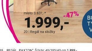 Regál na složky