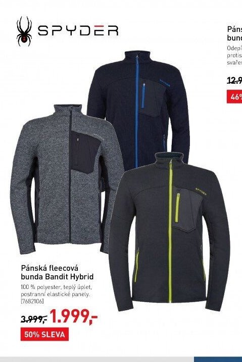 Pánská fleecová bunda Bandit Hybrid