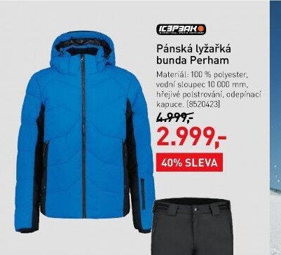 Pánská lyžařská bunda Perham