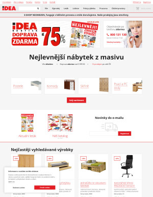 aktuální leták IDEA nábytek 25.1.2022-31.1.2022