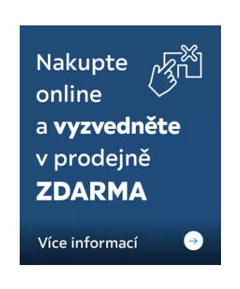 Nakupte online a vyzvedněte v prodejně ZDARMA