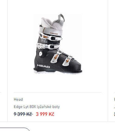 Head Edge Lyt 80X lyžařské boty
