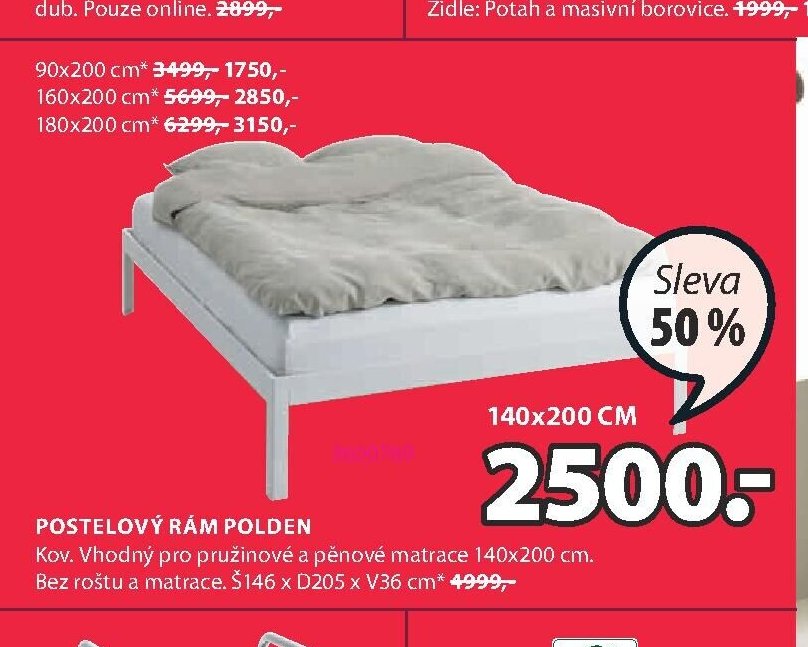 POSTELOVÝ RÁM POLDEN