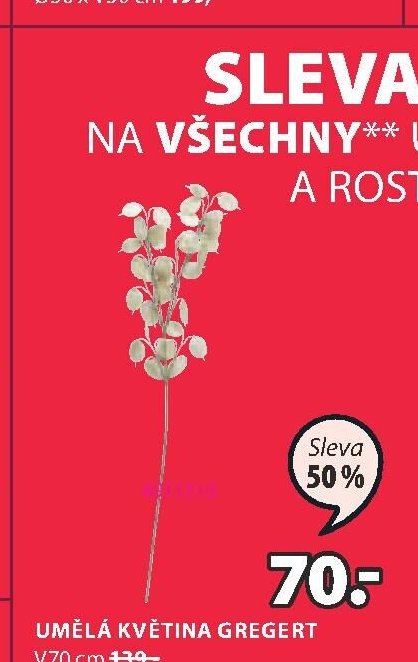 UMĚLÁ KVĚTINA GREGERT