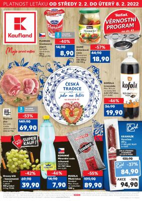 aktuální leták Kaufland 2.2.2022-8.2.2022