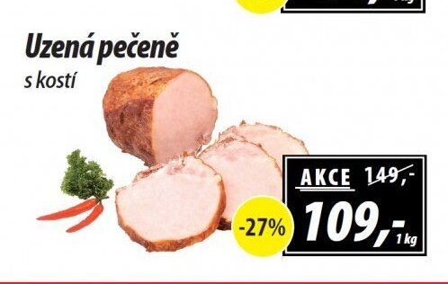 Uzená pečeně s kostí - ZEMAN maso - uzeniny aktualniletaky.eu