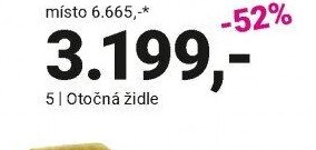 Otočná židle