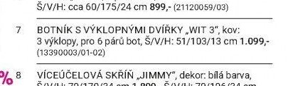BOTNÍK S VÝKLOPNÝMI DVÍŘKY „WIT 3“