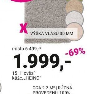 Hovězí kůže, „HEINO“