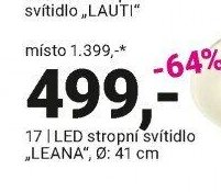LED stropní svítidlo „LEANA“