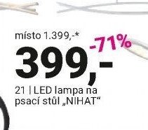 LED lampa na psací stůl „NIHAT“