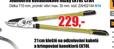 Jednobřité kovadlinkové nůžky EXTOL Craft - EVA.cz aktualniletaky.eu