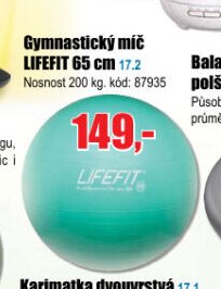 Gymnastický míč LIFEFIT 65 cm - EVA.cz aktualniletaky.eu