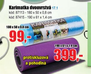 Karimatka dvouvrstvá - EVA.cz aktualniletaky.eu