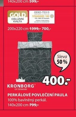 Perkálové povlečení Paula