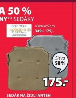 Sedák na židli Anten