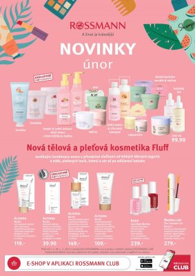 aktuální leták ROSSMANN drogerie 2.2.2022-1.3.2022