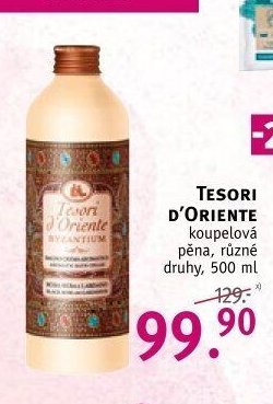 Tesori d'Oriente koupelová pěna