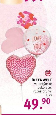 Ideenwelt valentýnské dekorace