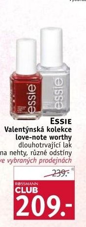 Essie Valentýnská kolekce