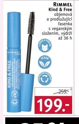 Rimmel Kind & Free řasenka