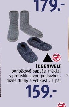 IDEENWELT ponožkové papuče