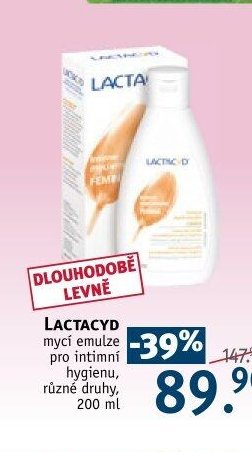 Lactacyd mycí emulze pro intimní hygienu