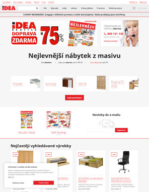 aktuální leták IDEA nábytek 8.2.2022-14.2.2022