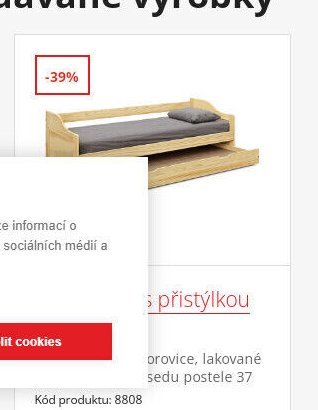 Postel s přistýlkou