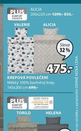 Krepové povlečení