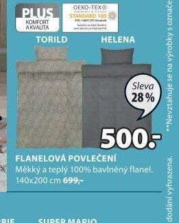 Flanelové povlečení