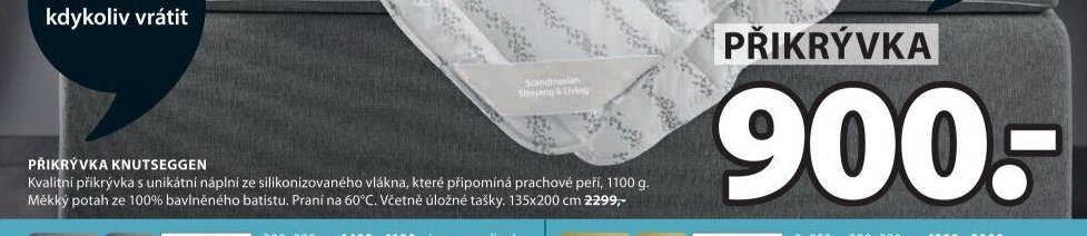 PŘIKRÝVKA KNUTSEGGEN