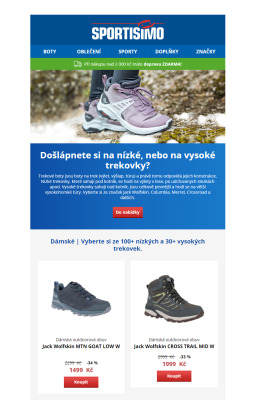 aktuální leták Sportisimo 13.2.2022-18.2.2022