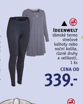 IDEENWELT dámské termo strečové kalhoty nebo noční košile