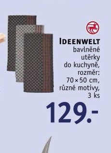 IDEENWELT bavlněné utěrky do kuchyně