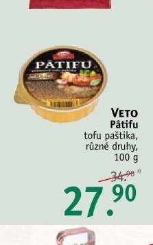 VETO Pătifu tofu paštika