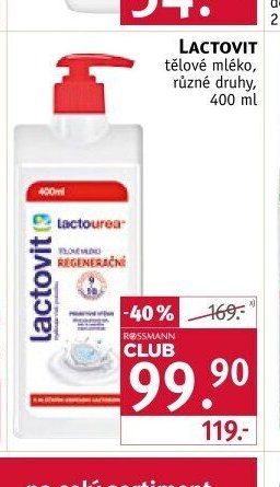 LACTOVIT tělové mléko