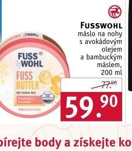 FUSSWOHL máslo na nohy