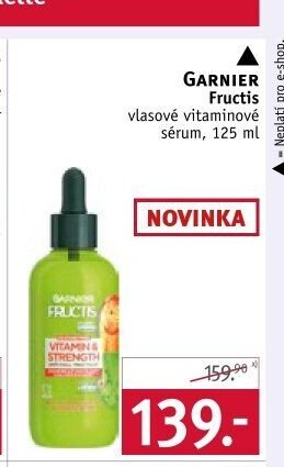 Garnier Fructis vlasové vitaminové sérum, 125 ml