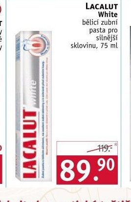 LACALUT White zubní pasta