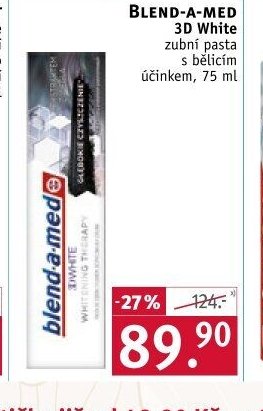 BLEND-A-MED 3D White zubní pasta
