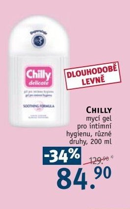 CHILLY mycí gel pro intimní hygienu