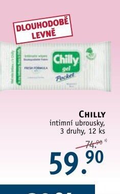 CHILLY intimní ubrousky