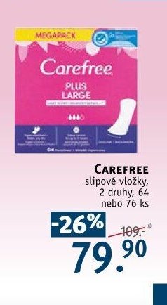 CAREFREE slipové vložky