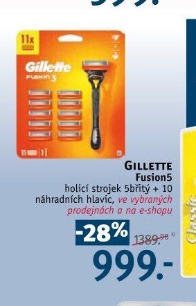 GILLETTE Fusion5 holicí strojek