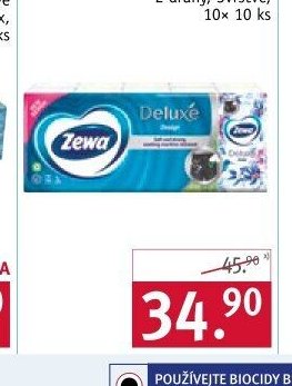 Zewa Deluxe papírové kapesníky