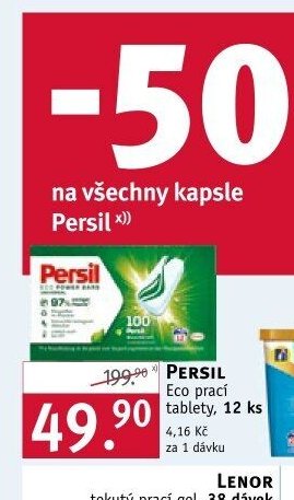 Persil Eco prací tablety