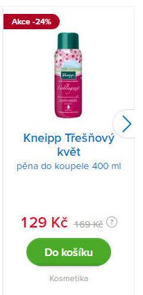 Kneipp Třešňový květ