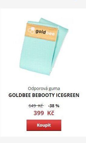 Odporová guma GOLDBEE BEBOOTY ICEGREEN